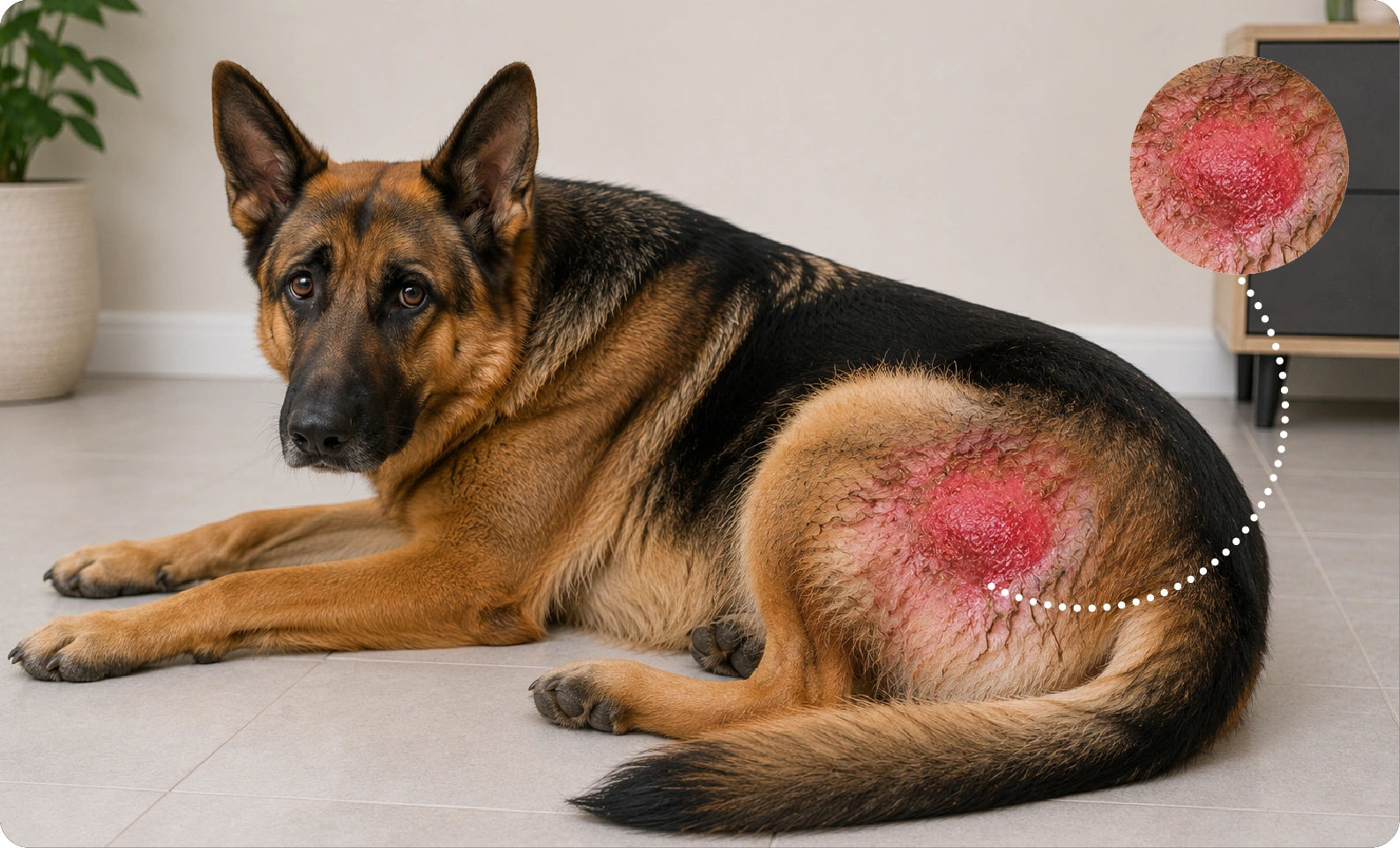 Hot Spots (Acute Moist Dermatitis)